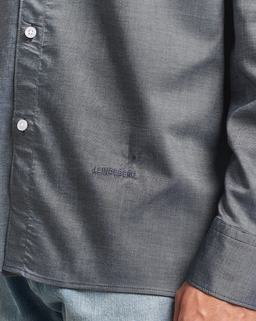 Homme | Chemises | J.Lindeberg | Regular Stretch Oxford Shirt Navy