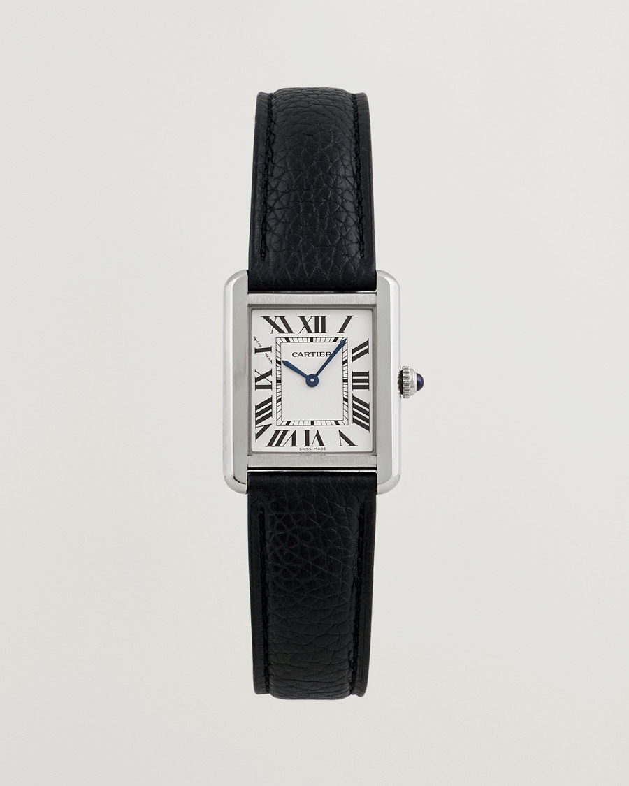 Homme | Cartier Pre-Owned Tank SoloWSTA0030 Silver | Cartier Pre-Owned | Tank SoloWSTA0030 Silver