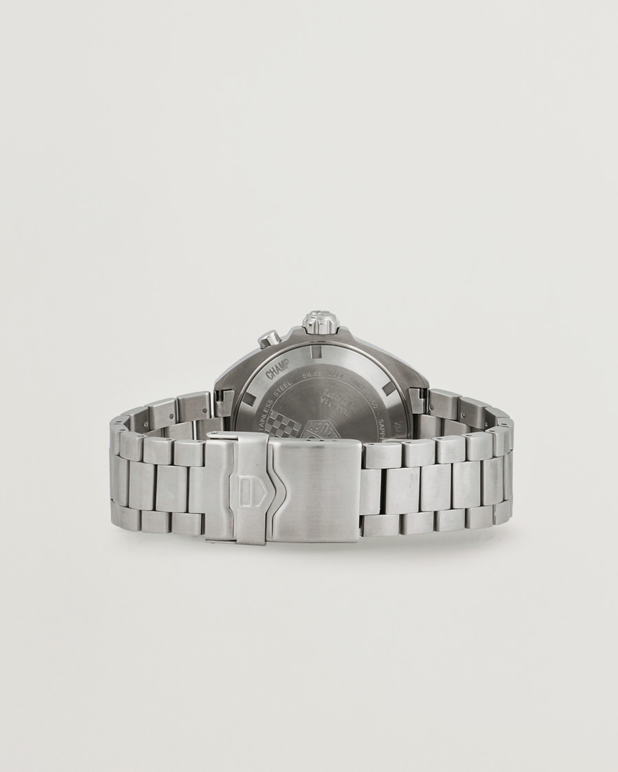 Homme | Tag Heuer Pre-Owned Formula 1 Alarm WAZ111A Silver | Tag Heuer Pre-Owned | Formula 1 Alarm WAZ111A Silver