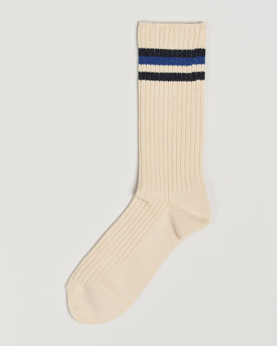 Homme | Sous-Vêtements Et Chaussettes | Kamakura Shirts | Vintage Ivy Socks Blue