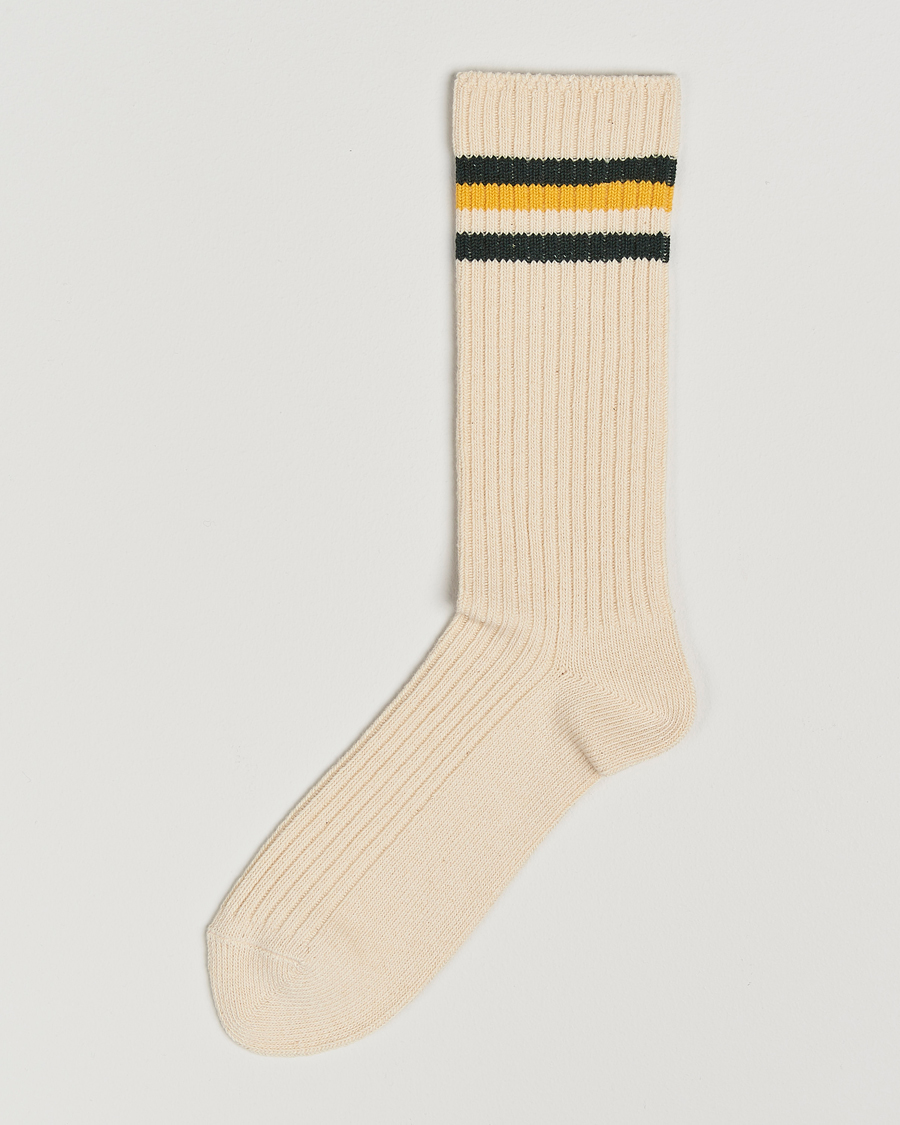 Homme | Sous-Vêtements Et Chaussettes | Kamakura Shirts | Vintage Ivy Socks Yellow