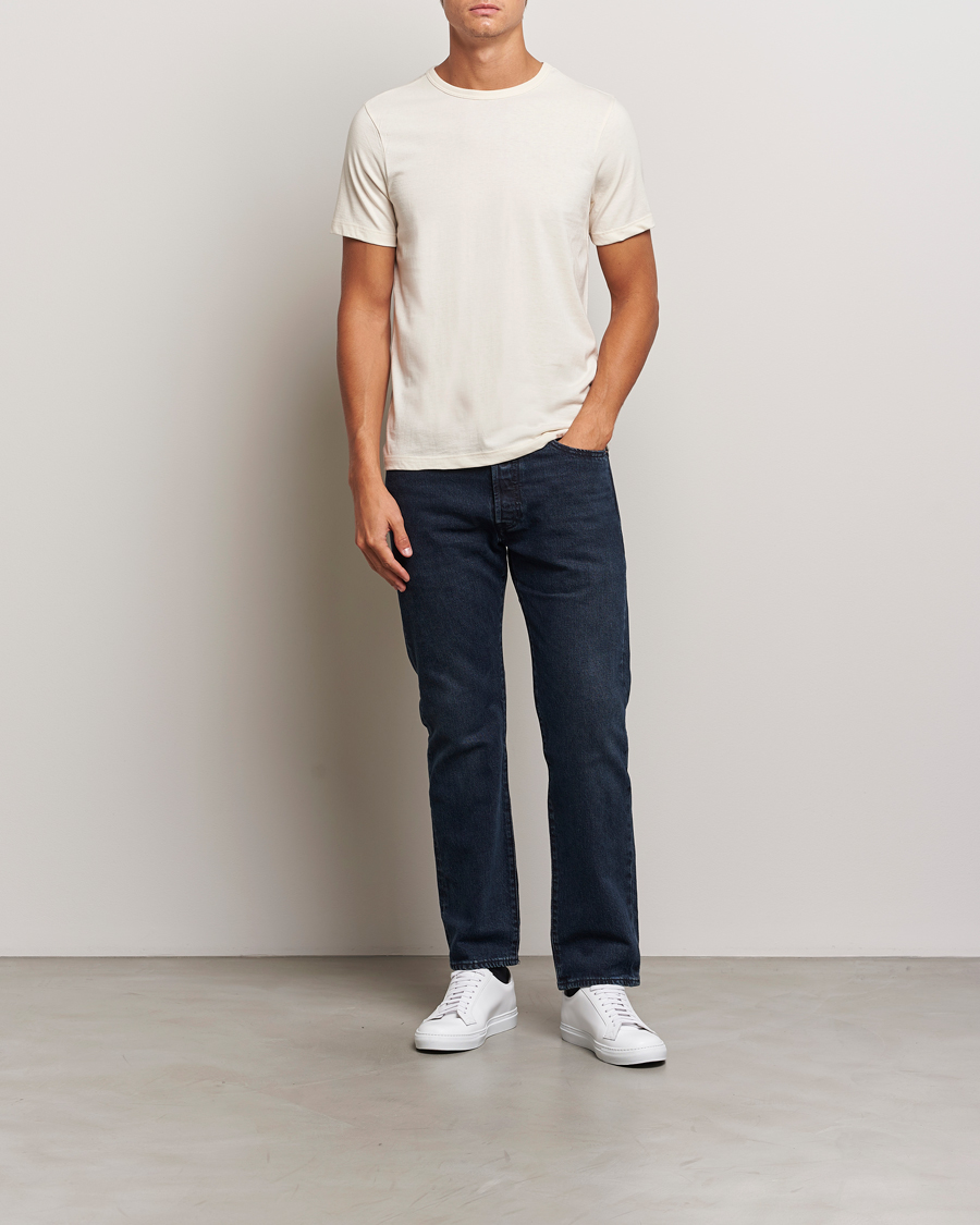 Homme | T-shirts | Merz b. Schwanen | 1950s Classic Loopwheeled T-shirt Nature