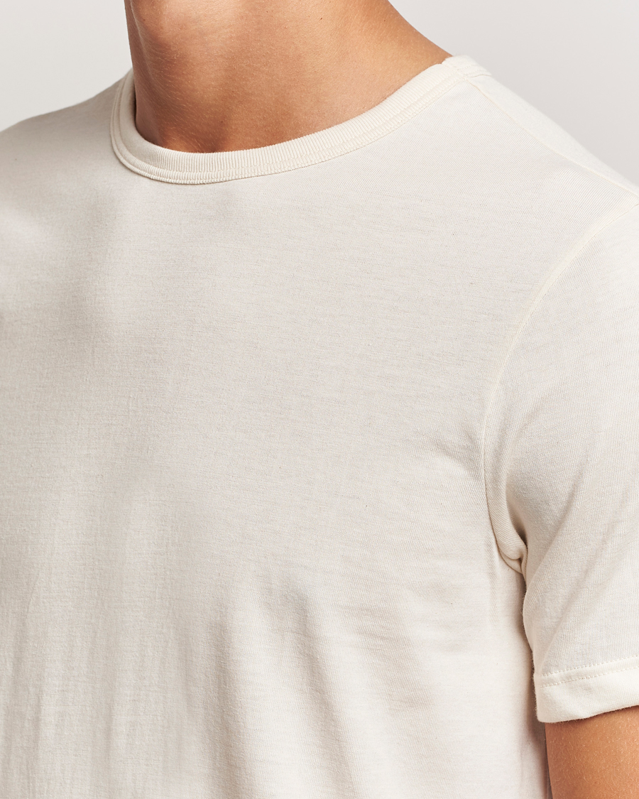 Homme | T-shirts | Merz b. Schwanen | 1950s Classic Loopwheeled T-shirt Nature