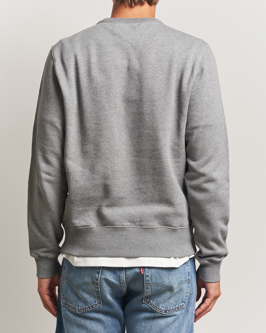 Homme | Pulls Et Tricots | Merz b. Schwanen | Relaxed Fit Vintage Cotton Sweatshirt Grey Melange