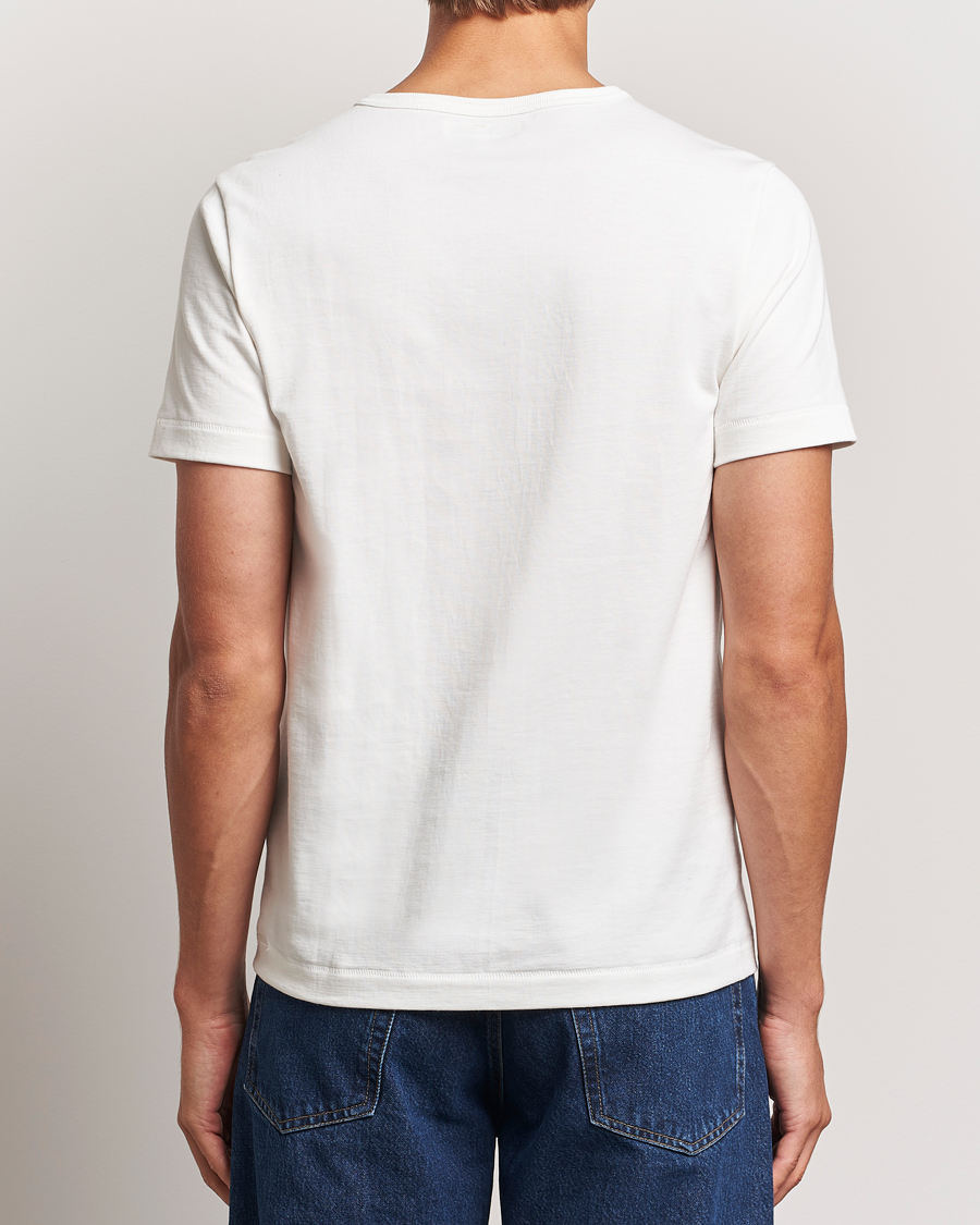 Homme | T-shirts | Merz b. Schwanen | Classic Fit Loopwheeled T-Shirt White