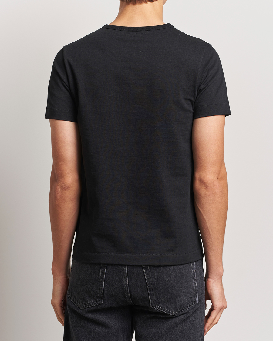 Homme | T-shirts | Merz b. Schwanen | Classic Fit Loopwheeled T-Shirt Black