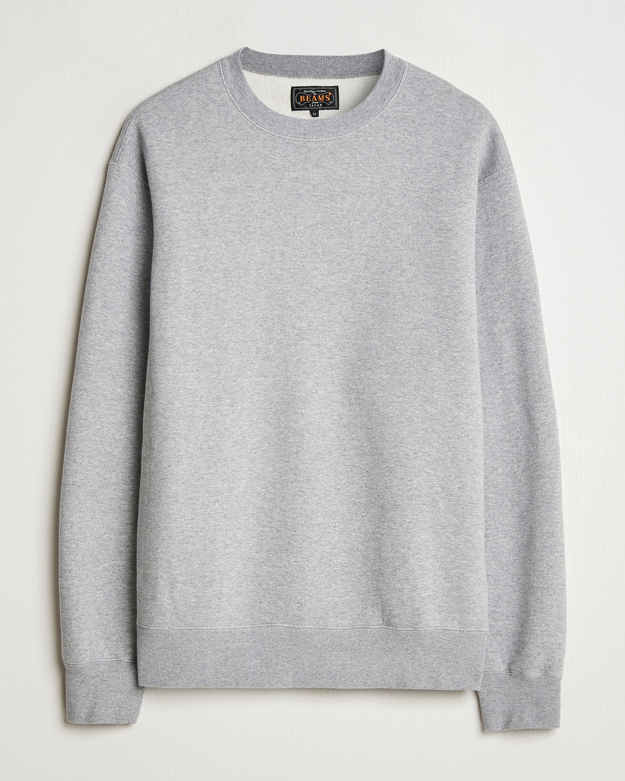 Homme | Pulls Et Tricots | BEAMS PLUS | Japanese Cotton Sweatshirt Heather Grey