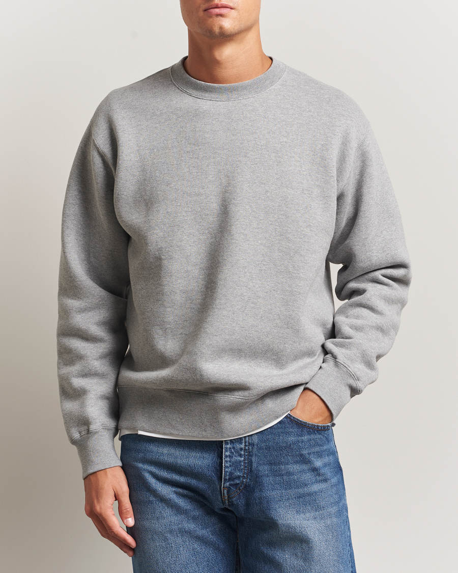 Homme | Pulls Et Tricots | BEAMS PLUS | Japanese Cotton Sweatshirt Heather Grey