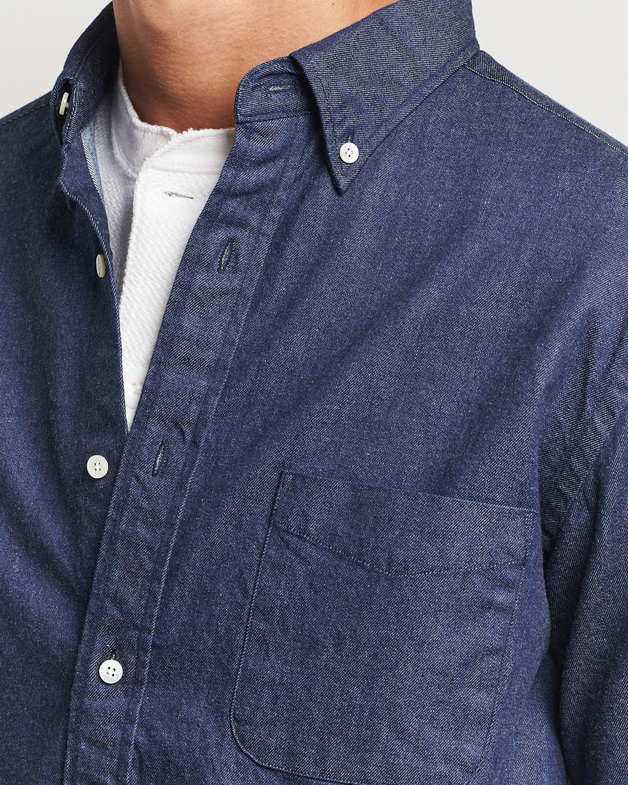 Homme | Chemises | BEAMS PLUS | Denim Button Down Shirt Dark Indigo