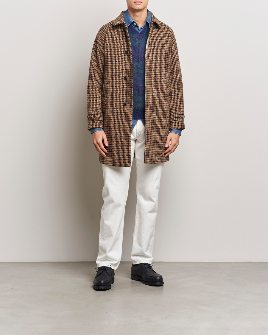 Homme | Manteaux Et Vestes | BEAMS PLUS | Balmacaan Tweed Coat Gun Club Check