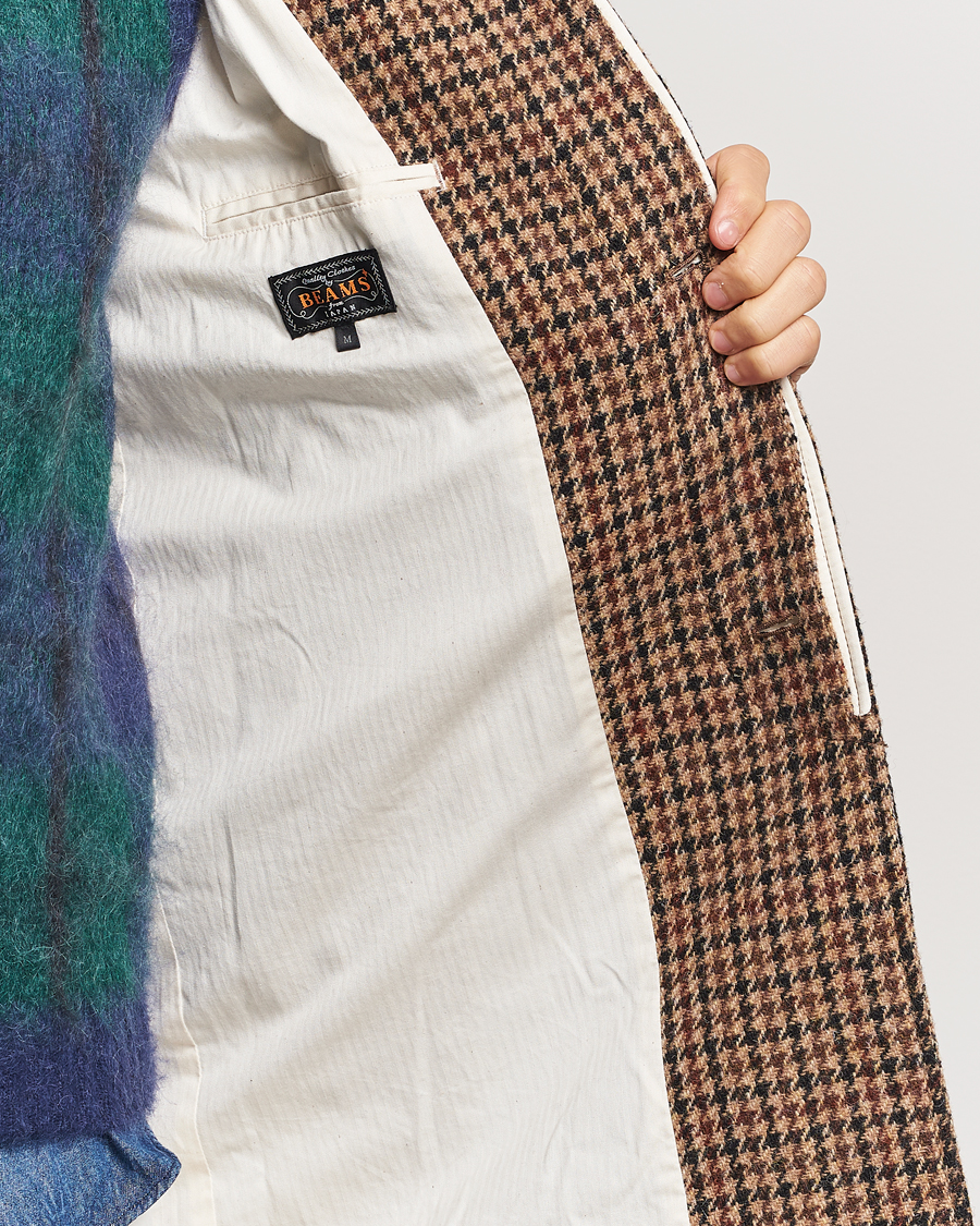 Homme | Manteaux Et Vestes | BEAMS PLUS | Balmacaan Tweed Coat Gun Club Check