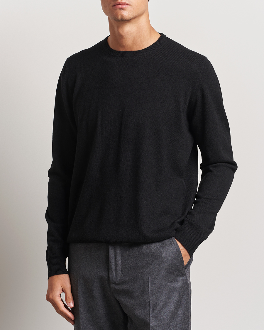 Homme | Pulls Et Tricots | Gran Sasso | Wool/Cashmere Crew Neck Black