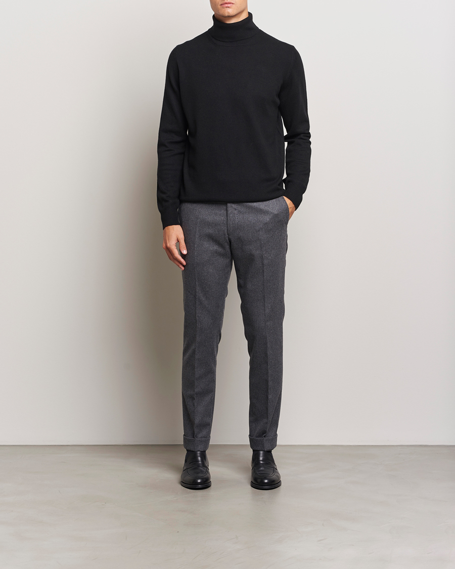 Homme | Pulls Et Tricots | Gran Sasso | Wool/Cashmere Rollneck Black