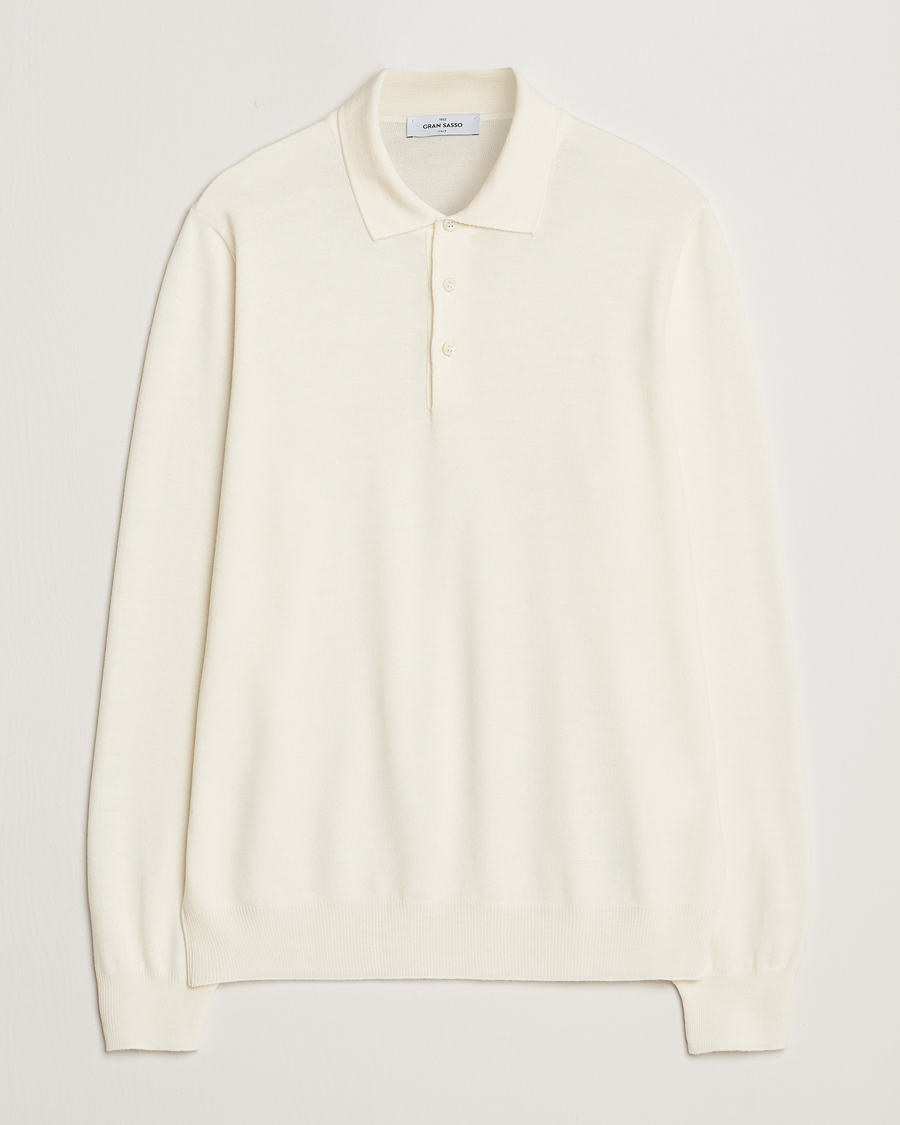 Homme | Pulls Et Tricots | Gran Sasso | Merino Fashion Fit Polo Cream