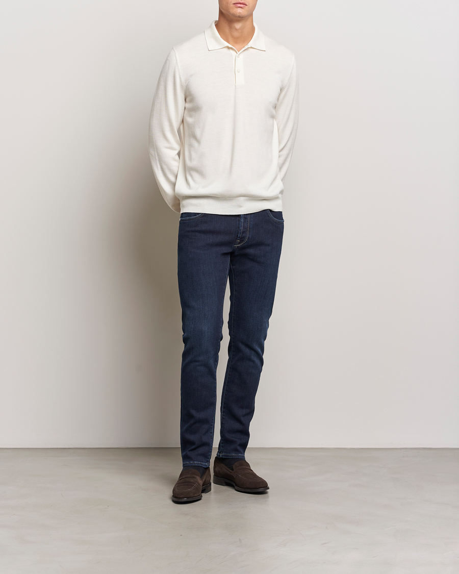 Homme | Pulls Et Tricots | Gran Sasso | Merino Fashion Fit Polo Cream