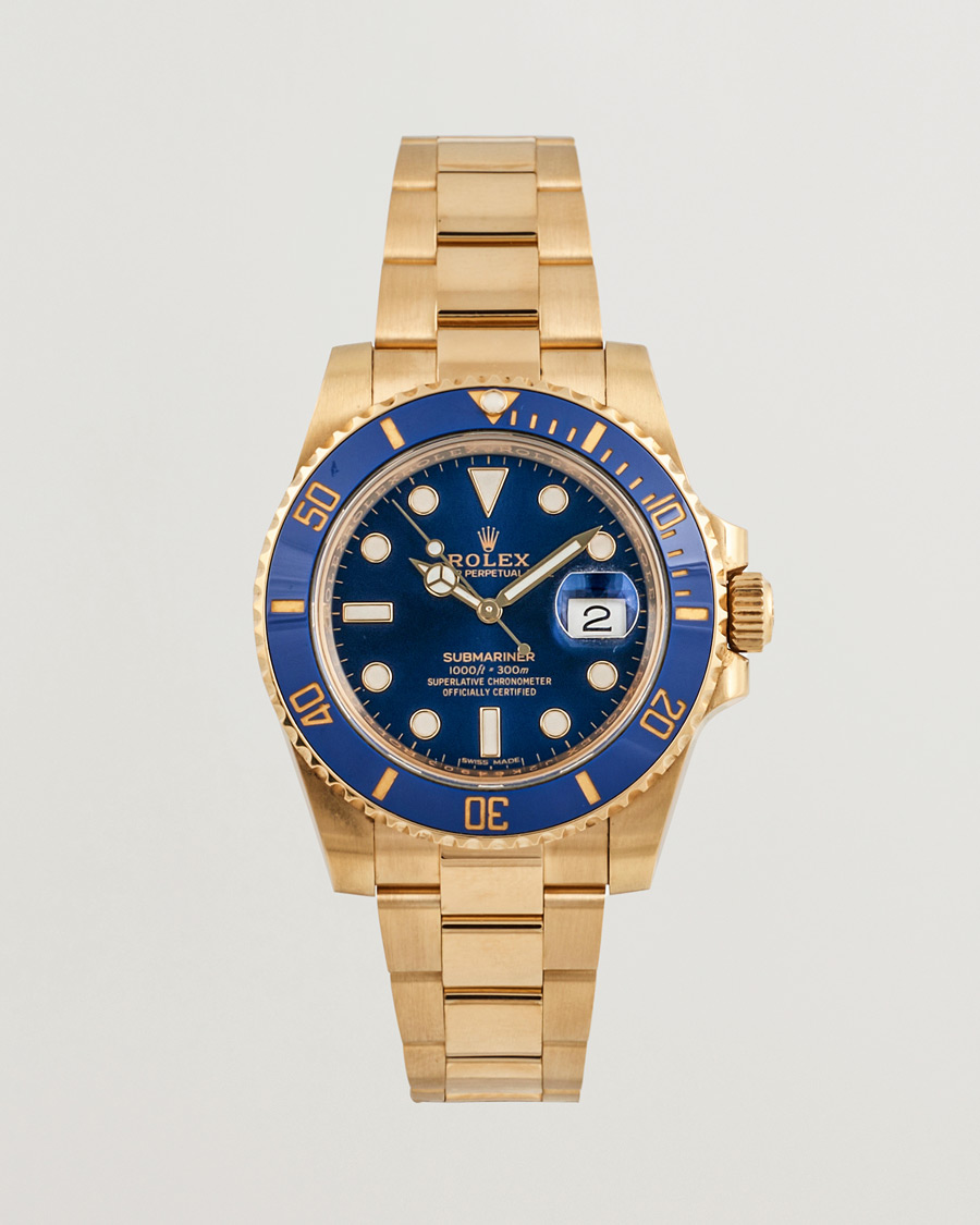 Homme | Rolex Pre-Owned Submariner Date 18K 116618LB Gold | Rolex Pre-Owned | Submariner Date 18K 116618LB Gold