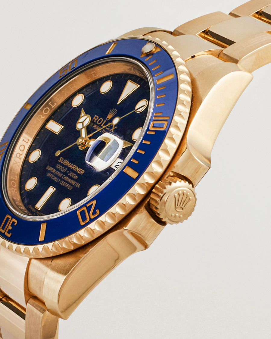 Homme | Rolex Pre-Owned Submariner Date 18K 116618LB Gold | Rolex Pre-Owned | Submariner Date 18K 116618LB Gold