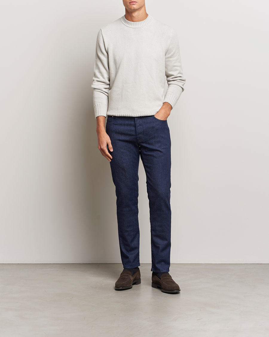 Homme | Jeans | Jacob Cohën | Bard 688 Slim Fit Stretch Jeans Dark Tonal Wash