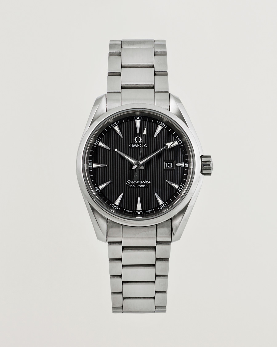 Homme | Omega Pre-Owned Seamaster Aqua Terra Silver | Omega Pre-Owned | Seamaster Aqua Terra Silver