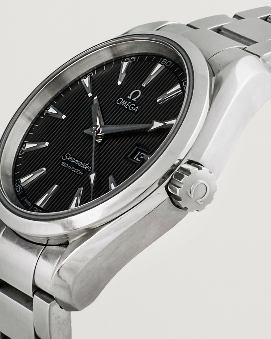 Homme | Omega Pre-Owned Seamaster Aqua Terra Silver | Omega Pre-Owned | Seamaster Aqua Terra Silver