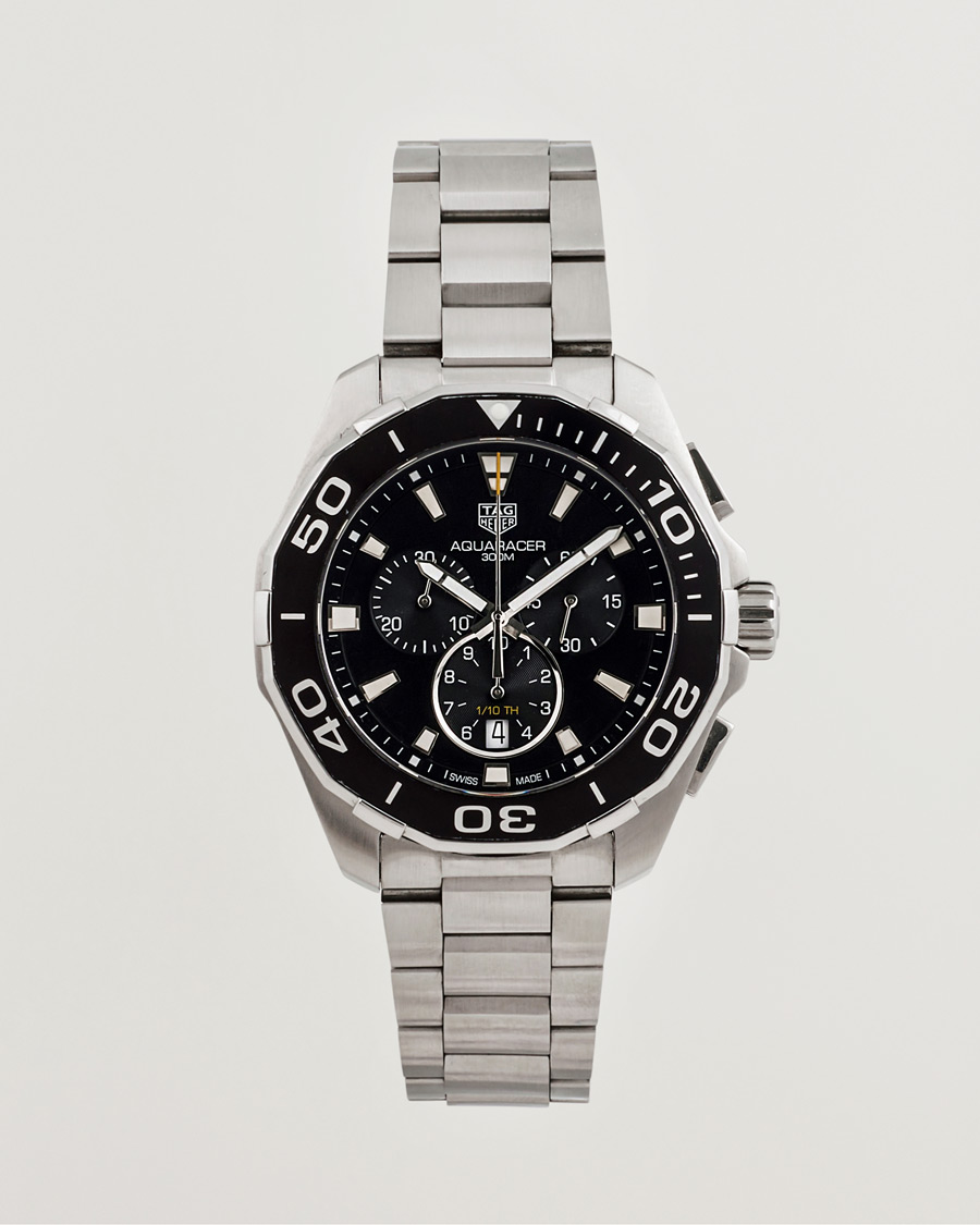 Homme | Tag Heuer Pre-Owned Aquaracer Chrono Silver | Tag Heuer Pre-Owned | Aquaracer Chrono Silver
