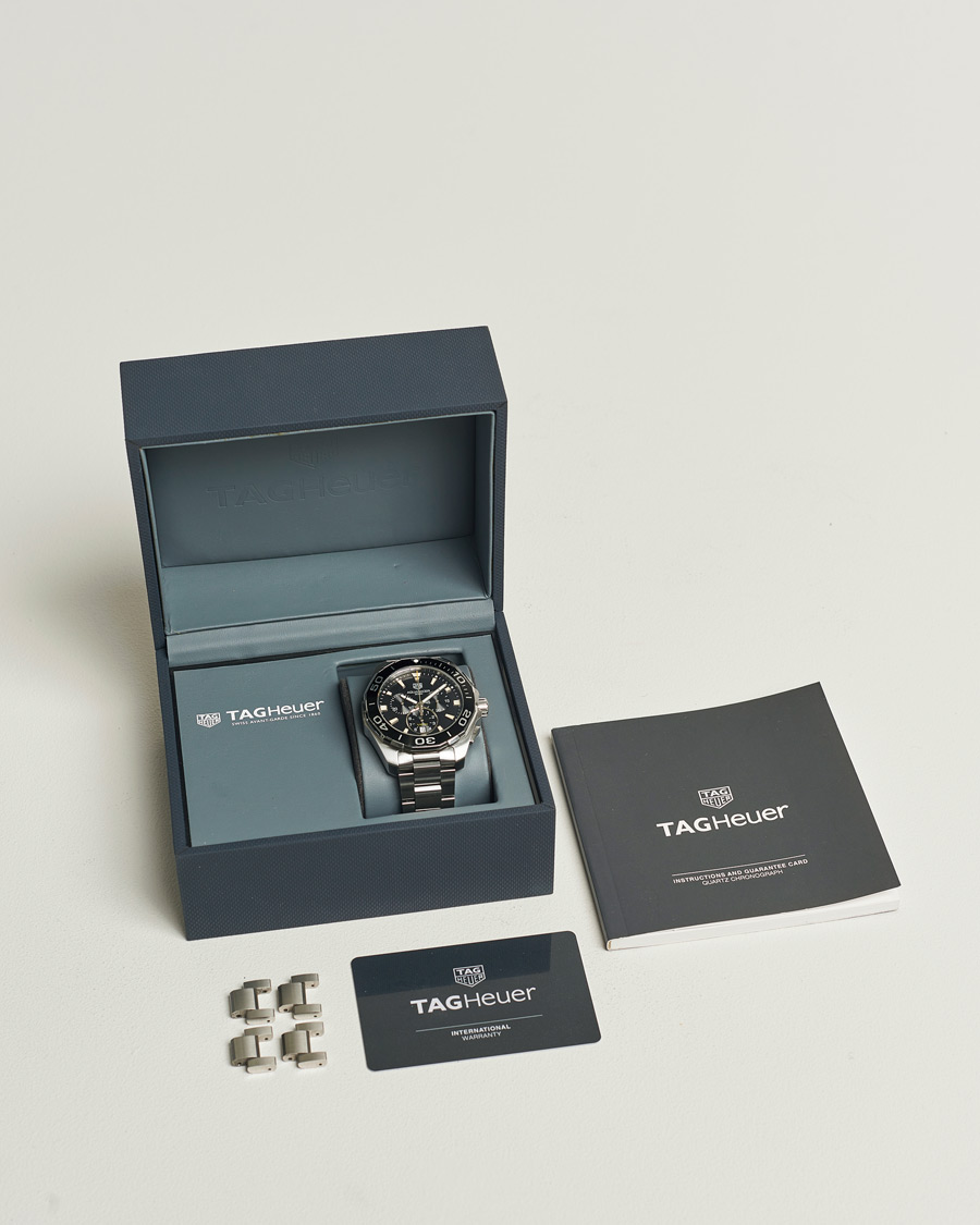 Homme | Tag Heuer Pre-Owned Aquaracer Chrono Silver | Tag Heuer Pre-Owned | Aquaracer Chrono Silver