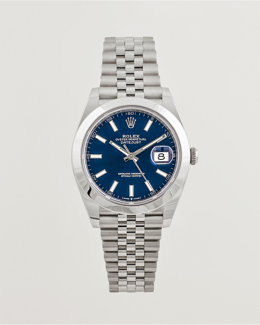 Homme | Rolex Pre-Owned Datejust 41 Silver | Rolex Pre-Owned | Datejust 41 Silver