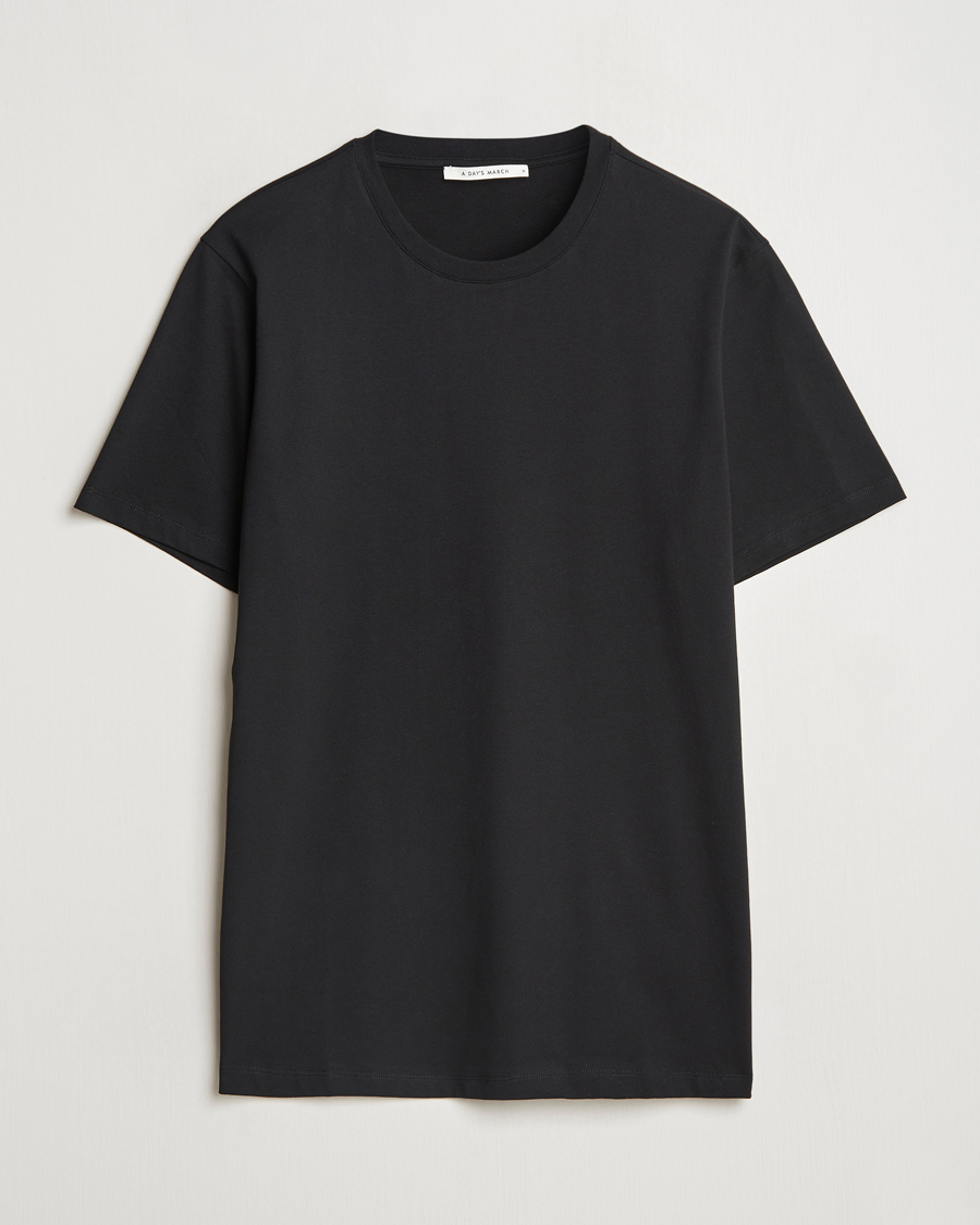 Homme | T-shirts | A Day's March | Midweight T-Shirt Black