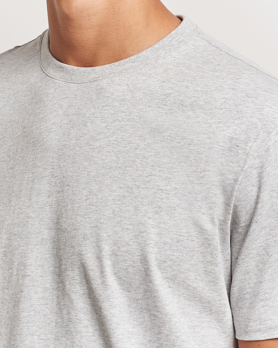 Homme | T-shirts | A Day's March | Midweight T-Shirt Grey Melange