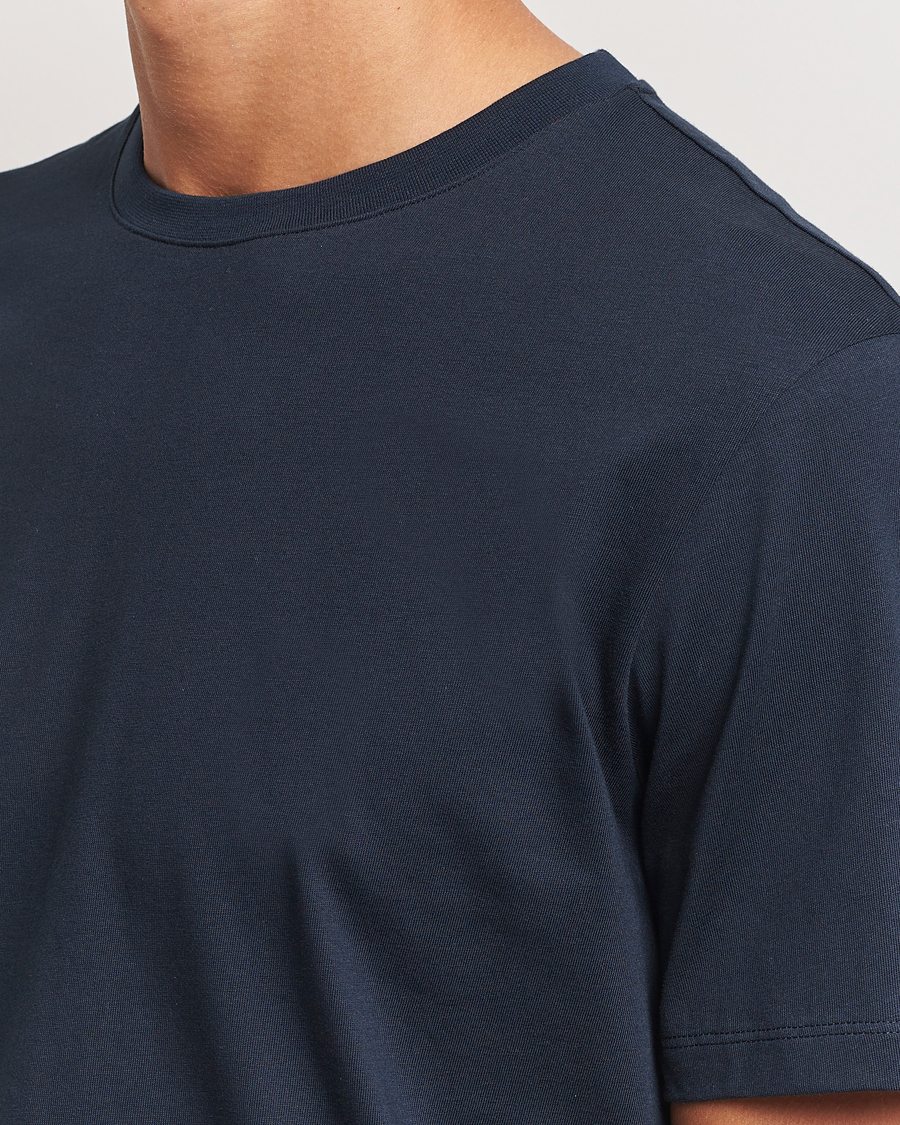 Homme | T-shirts | A Day's March | Midweight T-Shirt Navy