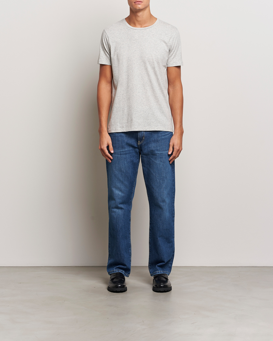 Homme | T-shirts | A Day's March | Lightweight T-Shirt Grey Melange