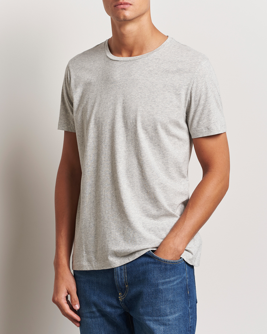 Homme | T-shirts | A Day's March | Lightweight T-Shirt Grey Melange