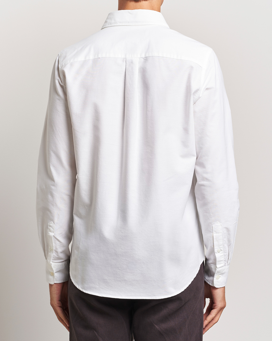 Homme | Chemises | A Day's March | Mason Dyed Oxford Shirt White