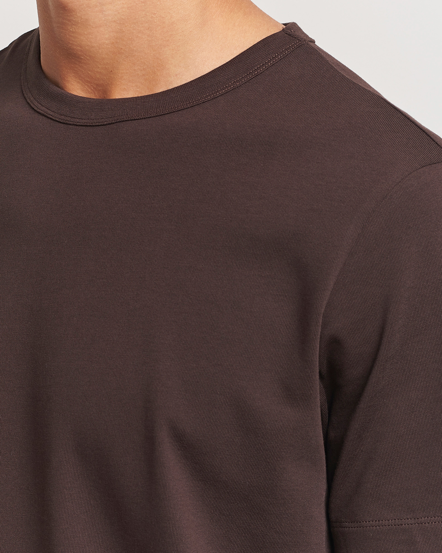 Homme | T-shirts | A Day's March | Heavyweight T-Shirt Dark Chocolate