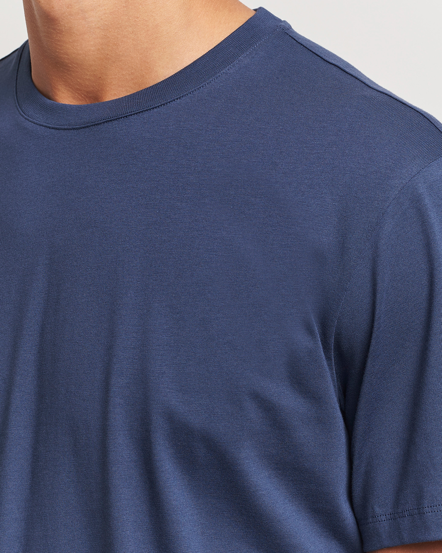 Homme | T-shirts | A Day's March | Midweight T-Shirt Brewers Blue