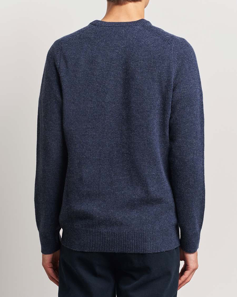Homme | Pulls Et Tricots | A Day's March | Brodick Lambswool Sweater Navy