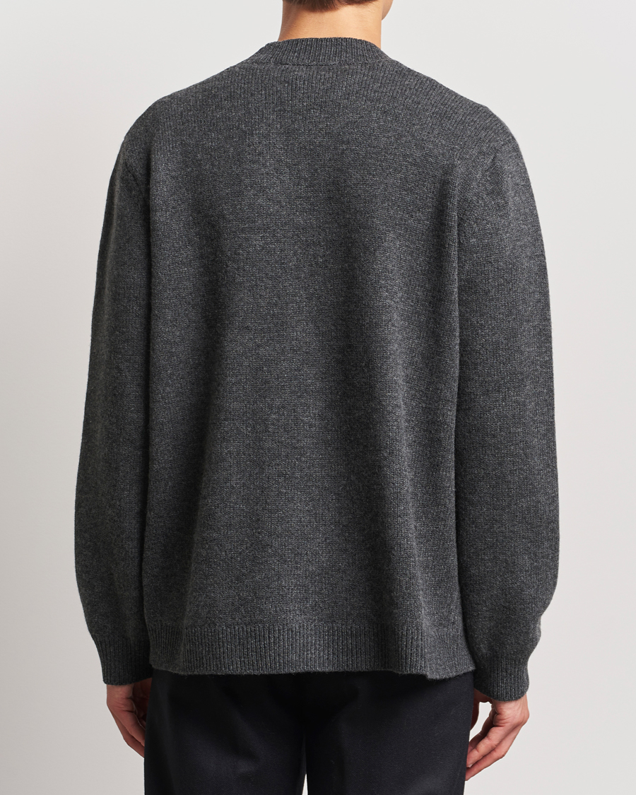 Homme | Pulls Et Tricots | A Day's March | Jarrow Lambswool Cardigan Charcoal