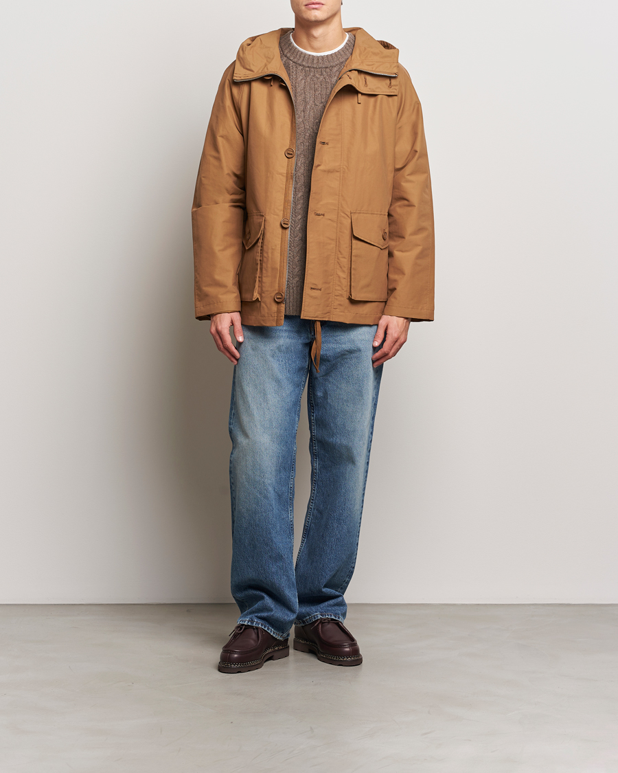 Homme | Manteaux Et Vestes | A Day's March | Port Short Nylon Parka Dijon