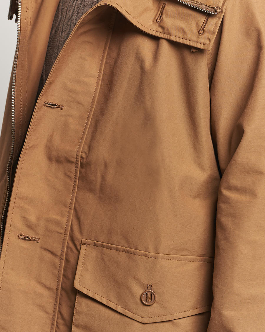 Homme | Manteaux Et Vestes | A Day's March | Port Short Nylon Parka Dijon