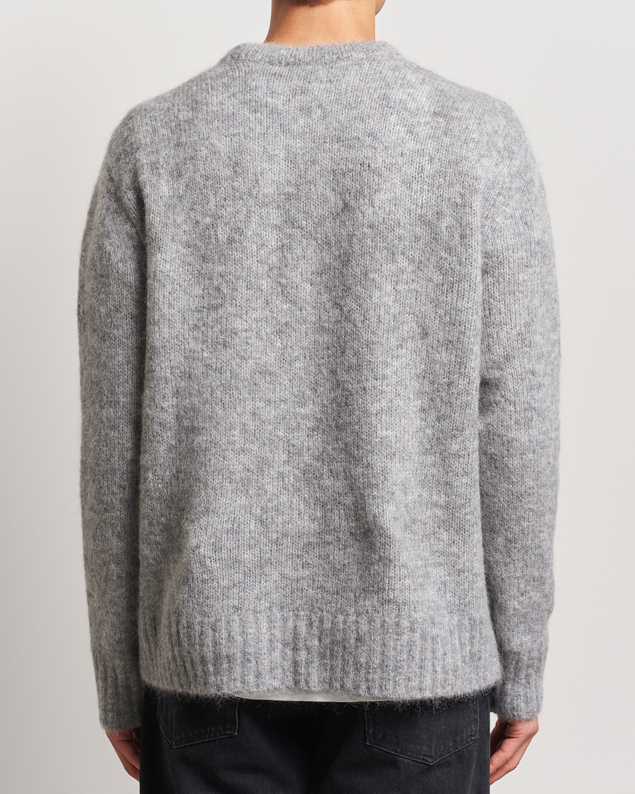 Homme | Pulls Et Tricots | A Day's March | Tietar Mohair Sweater Grey Melange