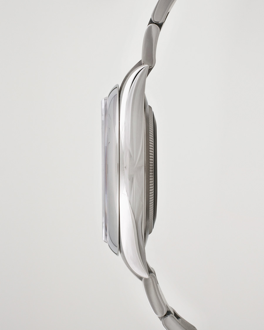 Homme | Rolex Pre-Owned Oyster Perpetual 124300 Black Silver | Rolex Pre-Owned | Oyster Perpetual 124300 Black Silver