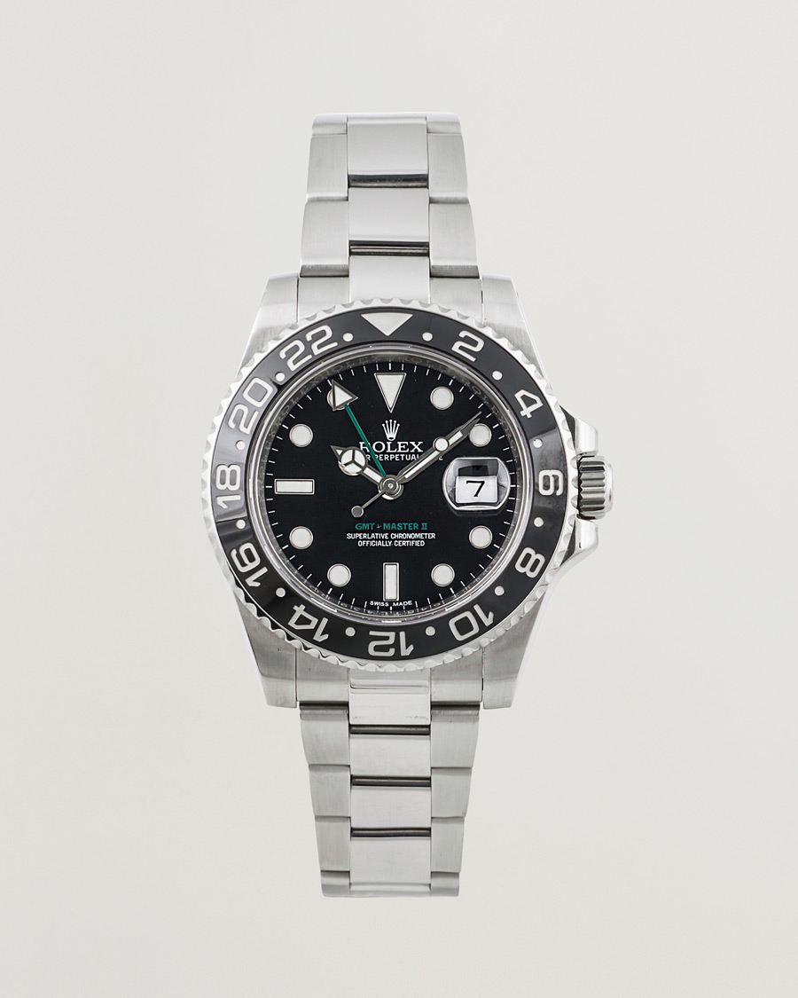 Homme | Rolex Pre-Owned GMT-MASTER II 116710LN Silver | Rolex Pre-Owned | GMT-MASTER II 116710LN Silver