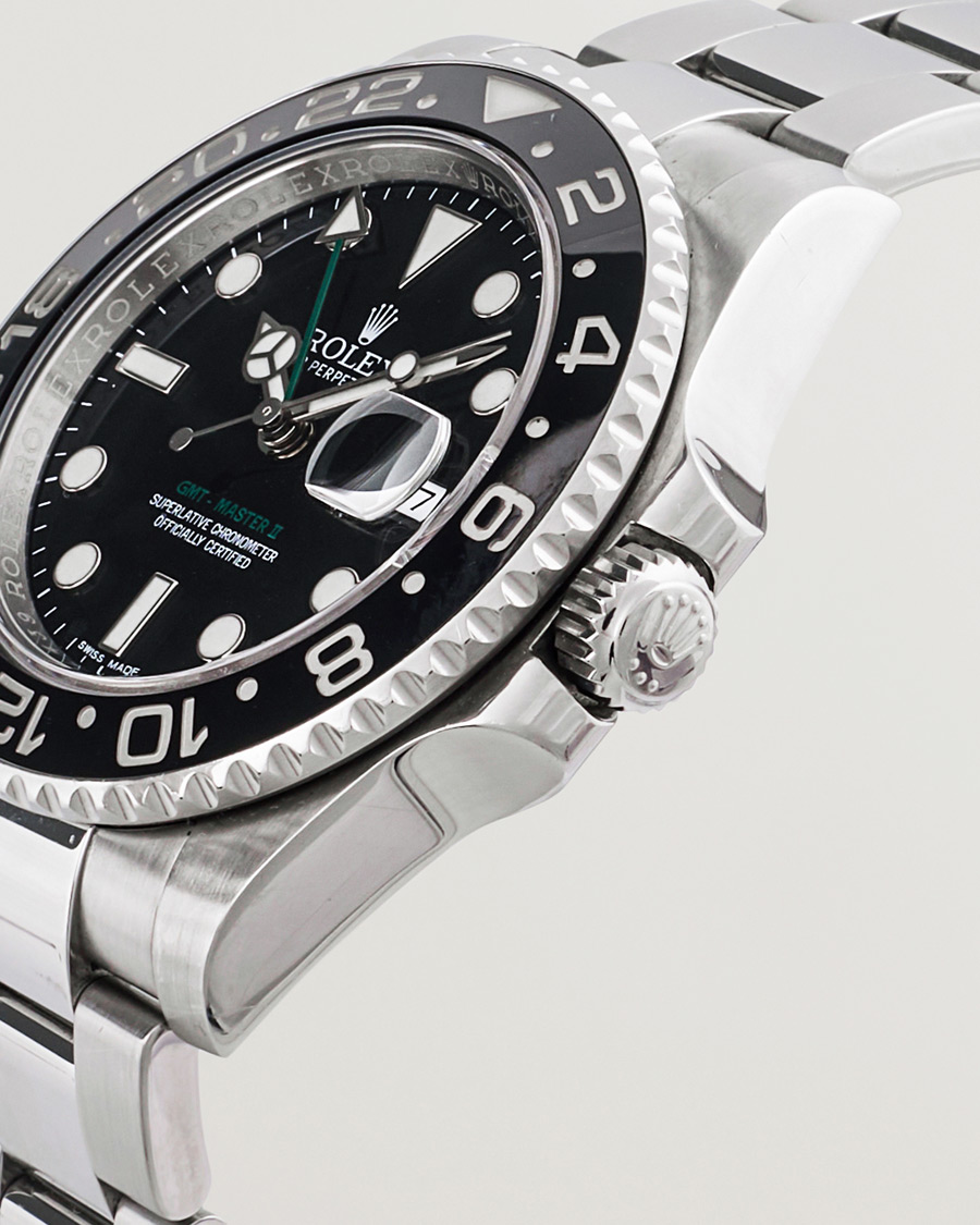 Homme | Rolex Pre-Owned GMT-MASTER II 116710LN Silver | Rolex Pre-Owned | GMT-MASTER II 116710LN Silver