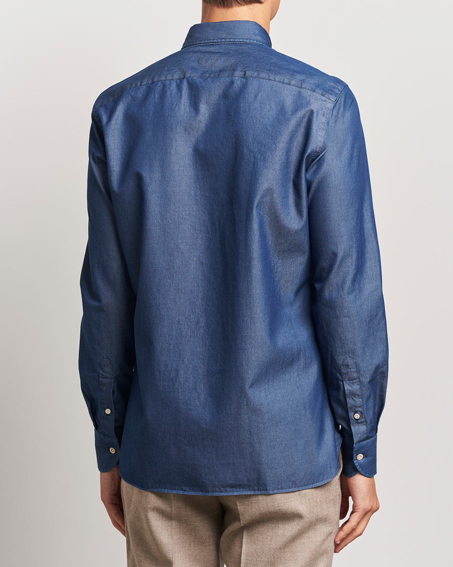 Homme | Chemises | 100Hands | Beverly Bata Wash Denim Shirt Blue