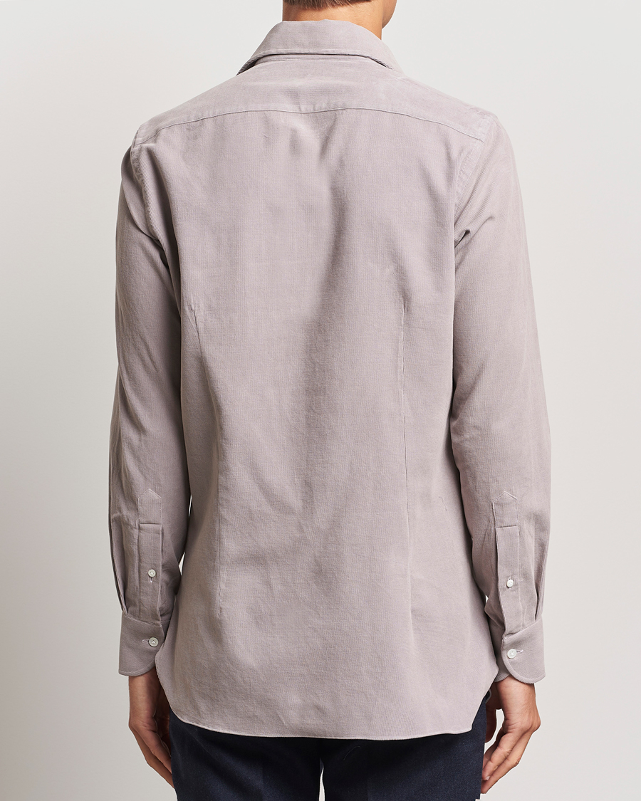 Homme | Chemises | 100Hands | Japan Corduroy Shirt Aubergine