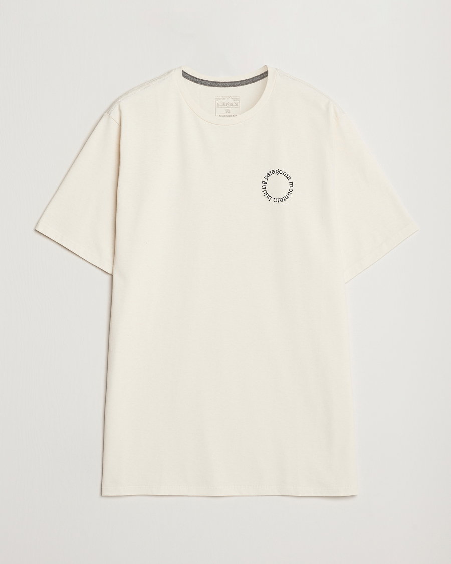 Homme | T-shirts | Patagonia | Spoke Stencil Responsibili T-Shirt Birch White