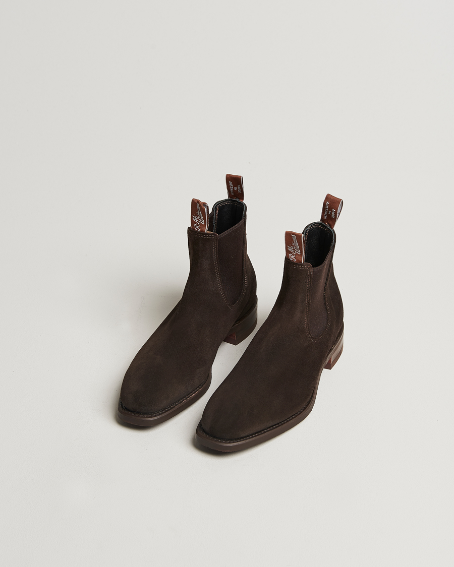 Homme | Bottes | R.M.Williams | Comfort Craftsman G Boot Chocolate Suede
