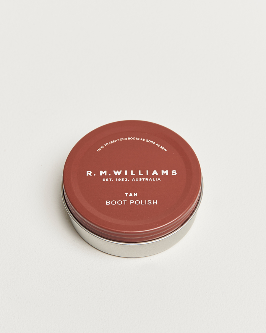 Homme | R.M.Williams Stockman's Boot Polish 70ml Tan | R.M.Williams | Stockman's Boot Polish 70ml Tan