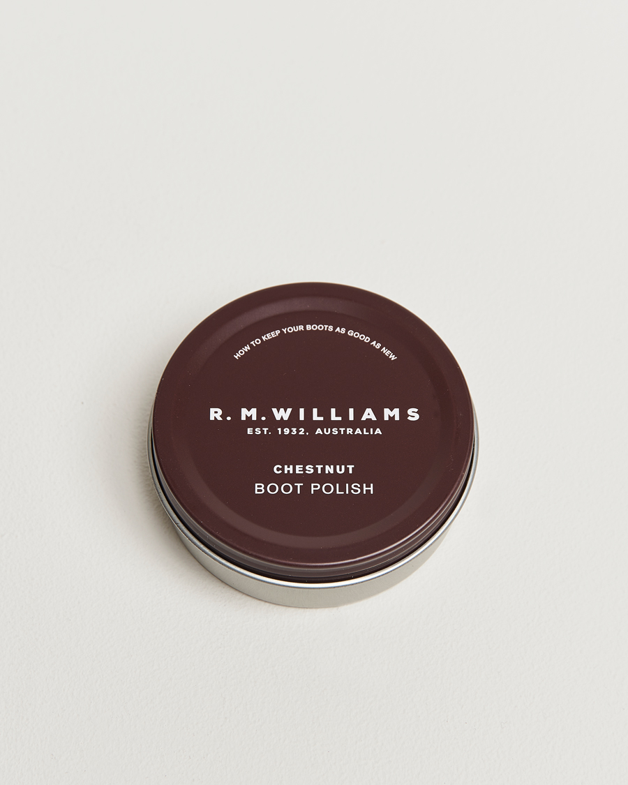Homme | Entretien Chaussures | R.M.Williams | Stockman's Boot Polish 70ml Chestnut