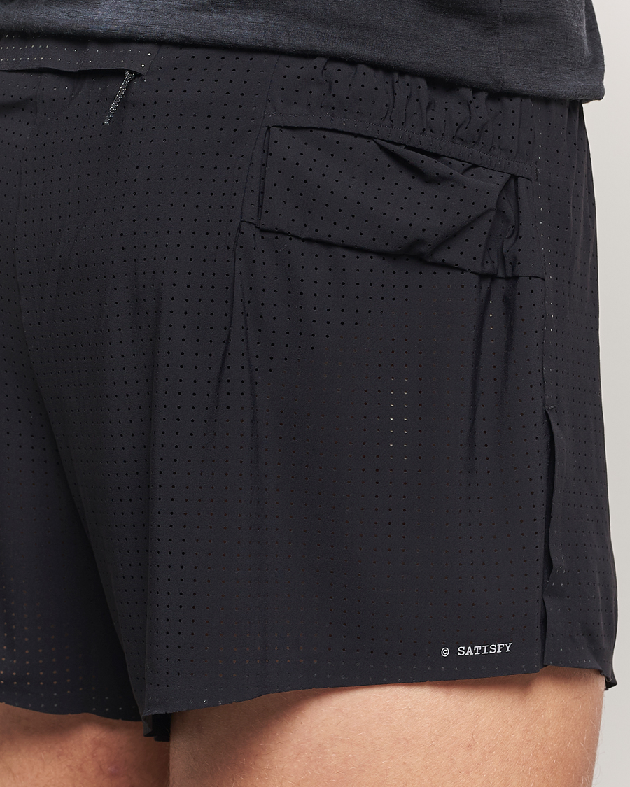 Homme | Shorts | Satisfy | Space-O 2.5 Distance Shorts Black
